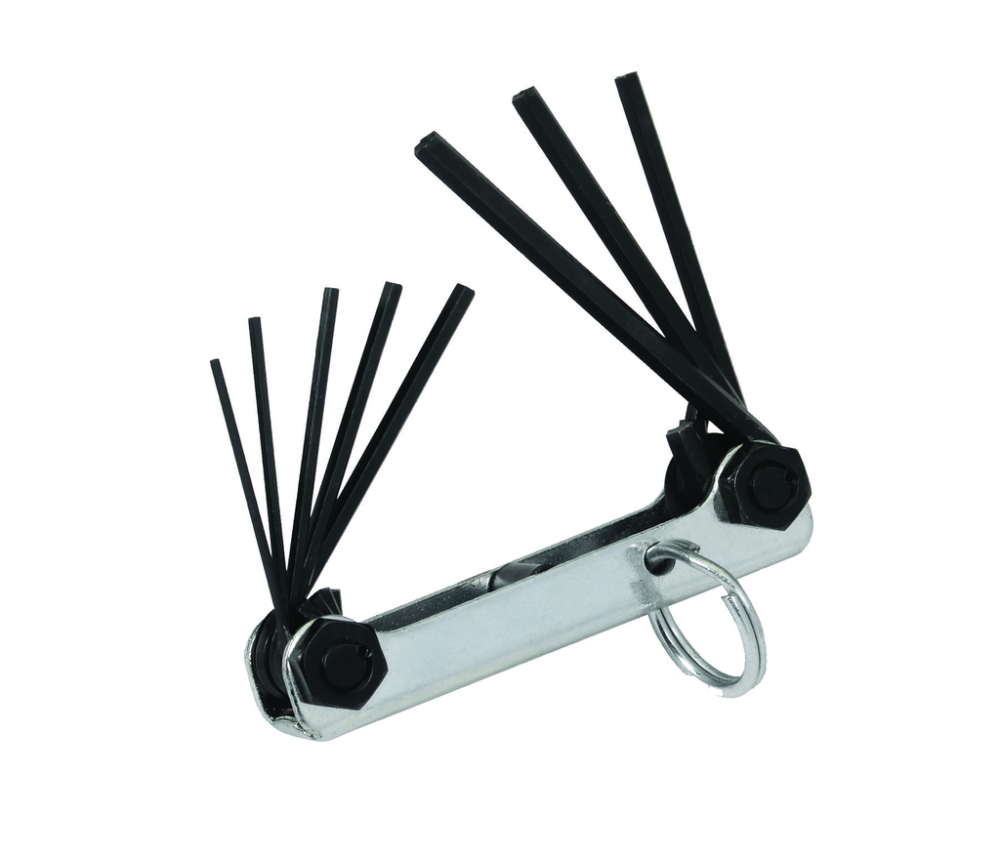 Tools@Height 9 pc SAE Folding Hex Key Set Set<span class=' ItemWarning' style='display:block;'>Item is usually in stock, but we&#39;ll be in touch if there&#39;s a problem<br /></span>