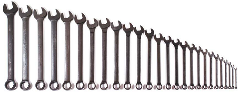 11 pc SAE SUPERCOMBO® Black Industrial Finish Combination Wrench Set<span class=' ItemWarning' style='display:block;'>Item is usually in stock, but we&#39;ll be in touch if there&#39;s a problem<br /></span>