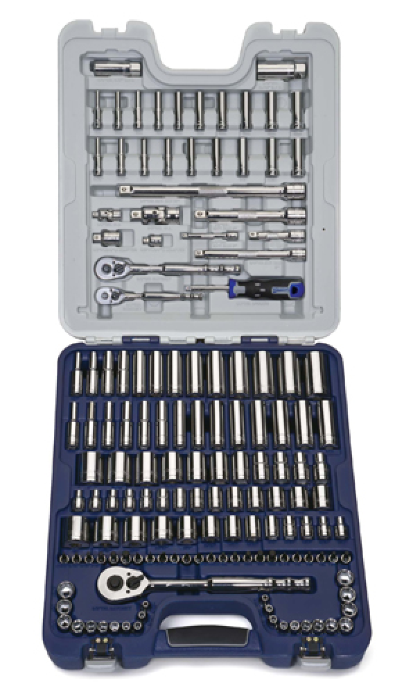 146 pc 6 and 12 Drive 6 and 12-Point SAE and Metric Socket and Drive Tool Set<span class=' ItemWarning' style='display:block;'>Item is usually in stock, but we&#39;ll be in touch if there&#39;s a problem<br /></span>