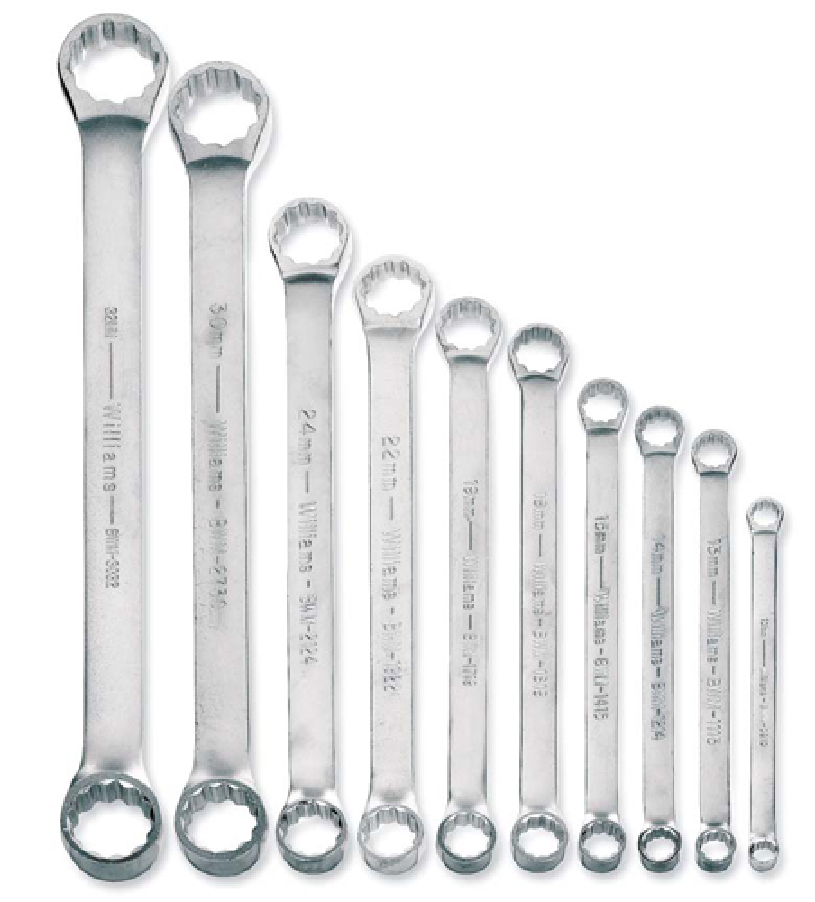 10 pc Metric Double Head 10° Offset Box End Wrench Set<span class=' ItemWarning' style='display:block;'>Item is usually in stock, but we&#39;ll be in touch if there&#39;s a problem<br /></span>