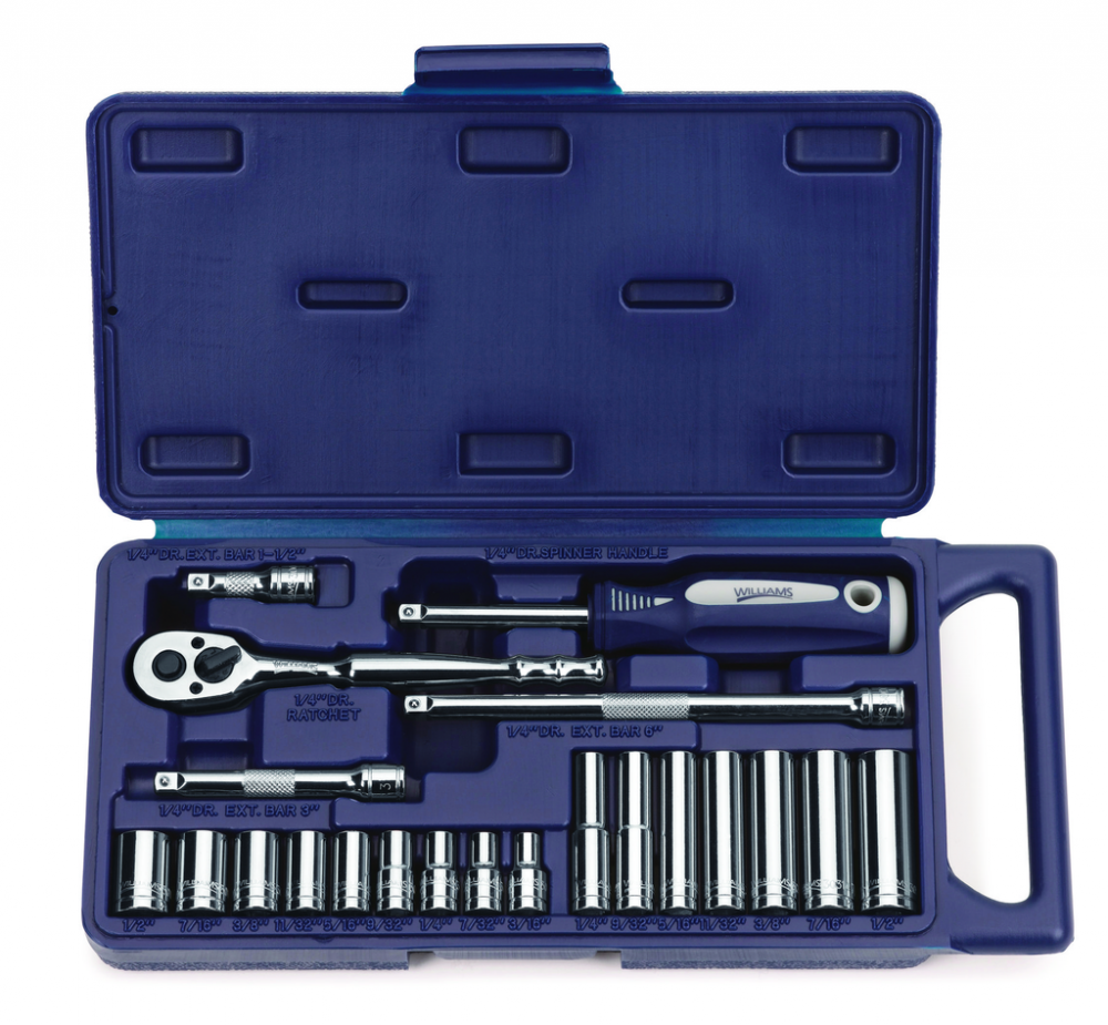 21 pc 1/4&#34; Drive Socket and Drive Tool Set<span class=' ItemWarning' style='display:block;'>Item is usually in stock, but we&#39;ll be in touch if there&#39;s a problem<br /></span>