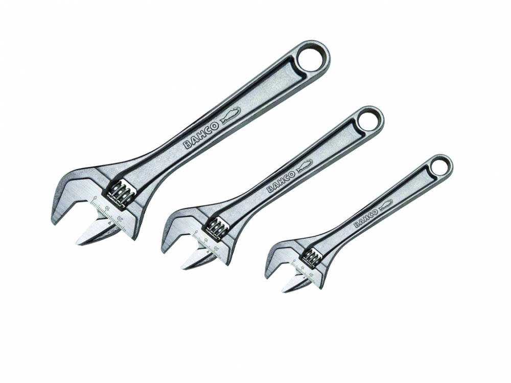 3 pc SAE Adjustable Chrome Finish Wrench Set<span class=' ItemWarning' style='display:block;'>Item is usually in stock, but we&#39;ll be in touch if there&#39;s a problem<br /></span>