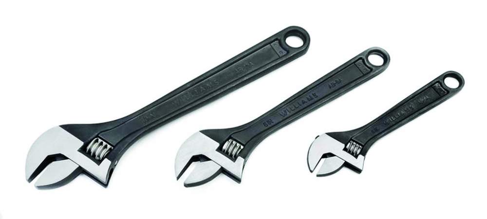 3 pc Black Adjustable Wrench Set, in Pouch<span class=' ItemWarning' style='display:block;'>Item is usually in stock, but we&#39;ll be in touch if there&#39;s a problem<br /></span>