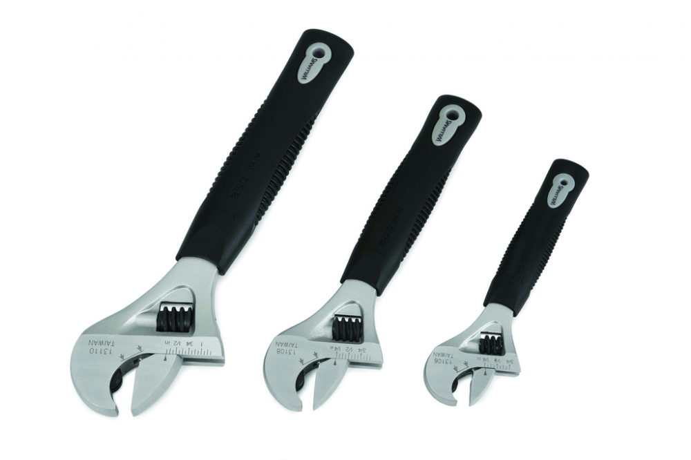 3 pc Ratcheting Adjustable Wrench Comfort Grip Set<span class=' ItemWarning' style='display:block;'>Item is usually in stock, but we&#39;ll be in touch if there&#39;s a problem<br /></span>