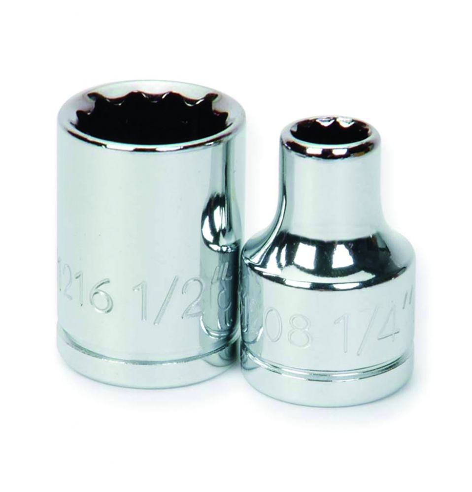 3/8&#34; Drive Shallow Sockets, 12-Point, SAE<span class=' ItemWarning' style='display:block;'>Item is usually in stock, but we&#39;ll be in touch if there&#39;s a problem<br /></span>