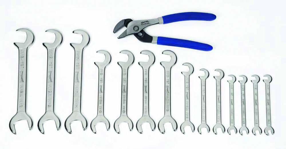 10 pc SAE Miniature 15Â° x 80Â° Double Head Open End Wrench Set<span class=' ItemWarning' style='display:block;'>Item is usually in stock, but we&#39;ll be in touch if there&#39;s a problem<br /></span>