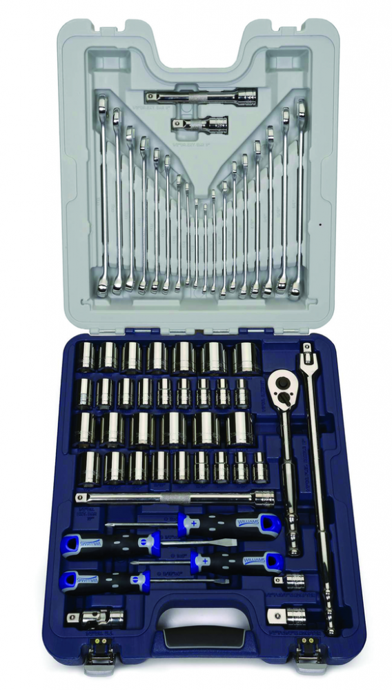 1/2&#34; Drive Socket & Tool Set, 6-Point, Rugged Case System, SAE & Metric, 61 pcs<span class=' ItemWarning' style='display:block;'>Item is usually in stock, but we&#39;ll be in touch if there&#39;s a problem<br /></span>