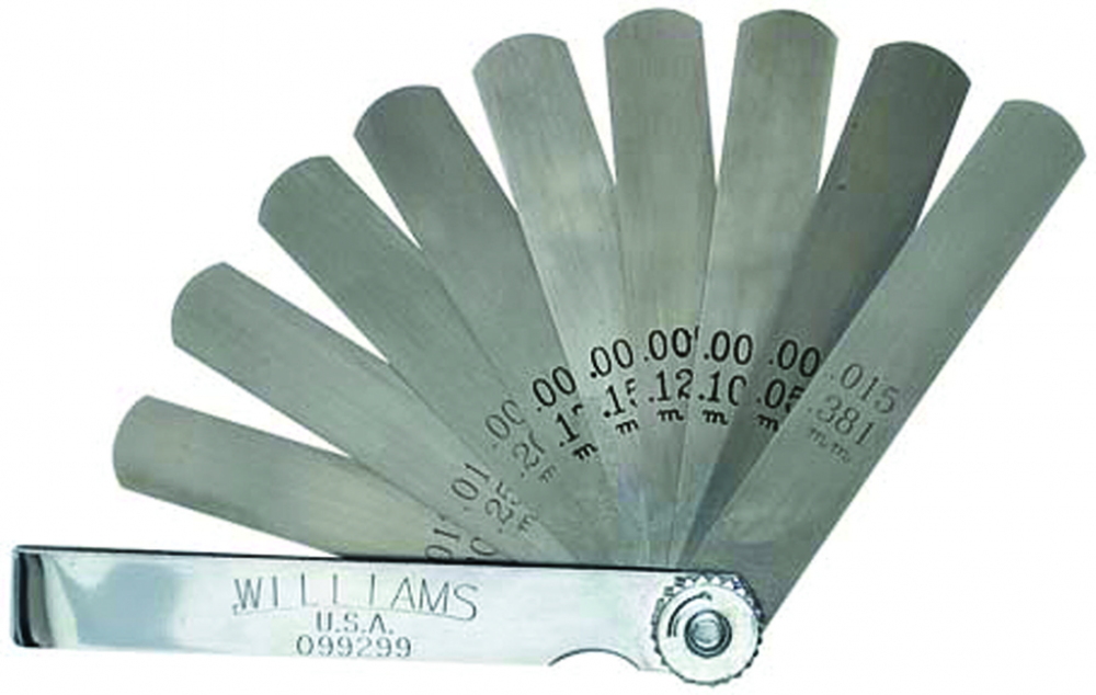 10 pc SAE and Metric Standard Feeler Gauge Set<span class=' ItemWarning' style='display:block;'>Item is usually in stock, but we&#39;ll be in touch if there&#39;s a problem<br /></span>