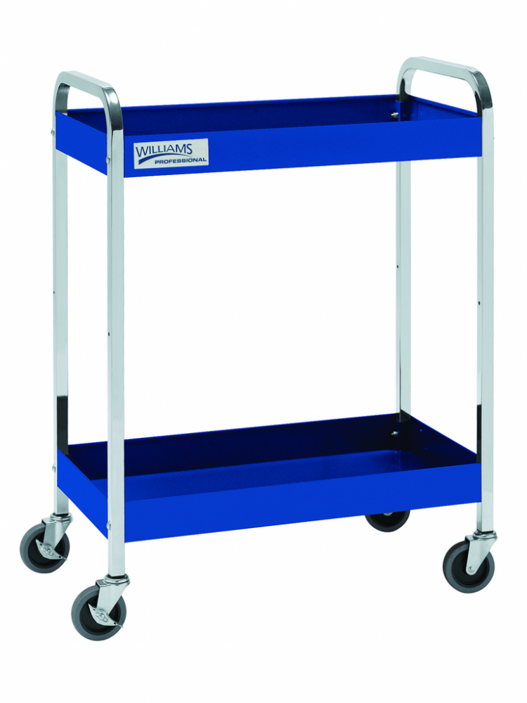 2 Shelves Service Cart Blue<span class=' ItemWarning' style='display:block;'>Item is usually in stock, but we&#39;ll be in touch if there&#39;s a problem<br /></span>