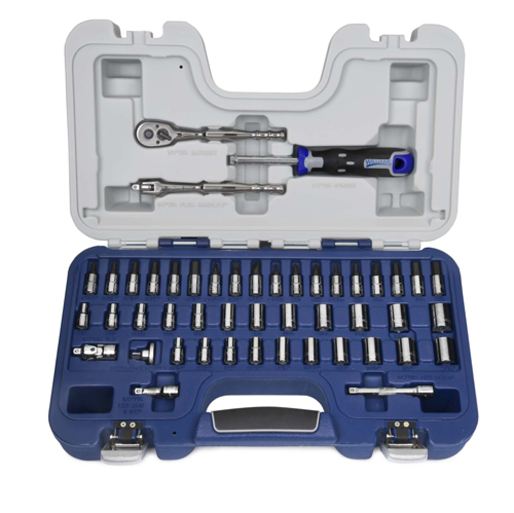 47 pc 6 Drive 6-Point SAE and Metric Socket and Drive Tool Set<span class=' ItemWarning' style='display:block;'>Item is usually in stock, but we&#39;ll be in touch if there&#39;s a problem<br /></span>