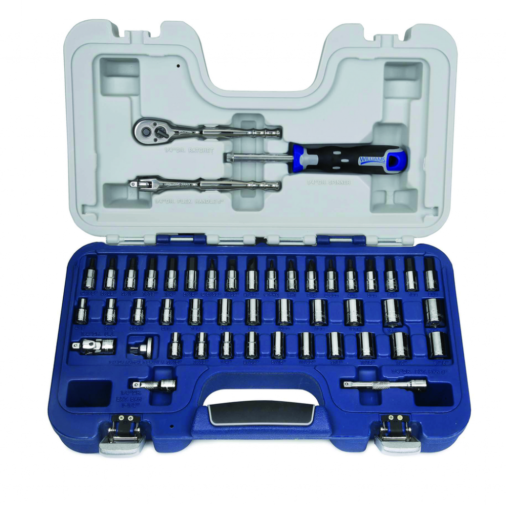 47 pc Deluxe 6-Point 1/4&#34; Drive Socket Set<span class=' ItemWarning' style='display:block;'>Item is usually in stock, but we&#39;ll be in touch if there&#39;s a problem<br /></span>