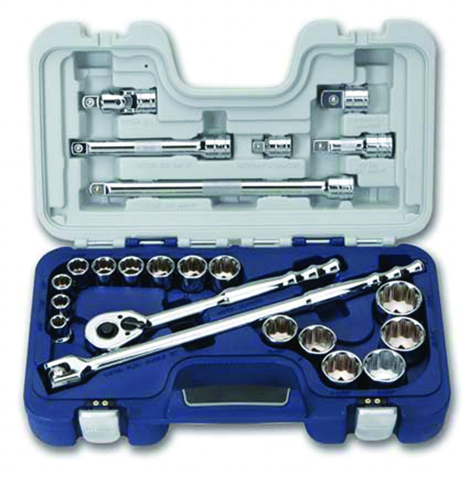 23 pc 1/2&#34; Drive -Point SAE Shallow Basic Tool Set Rugged Case System<span class=' ItemWarning' style='display:block;'>Item is usually in stock, but we&#39;ll be in touch if there&#39;s a problem<br /></span>