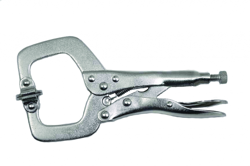 11&#34; Locking Pliers C-Clamp with Swivel Pad<span class=' ItemWarning' style='display:block;'>Item is usually in stock, but we&#39;ll be in touch if there&#39;s a problem<br /></span>