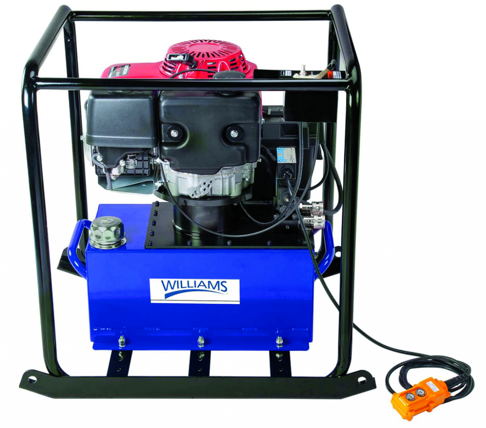 10.2 Hp 5 Gallon Reservoir, 3 Position, 4 Way Valve TypeSolenoid Valve Gas Engine Pump<span class=' ItemWarning' style='display:block;'>Item is usually in stock, but we&#39;ll be in touch if there&#39;s a problem<br /></span>