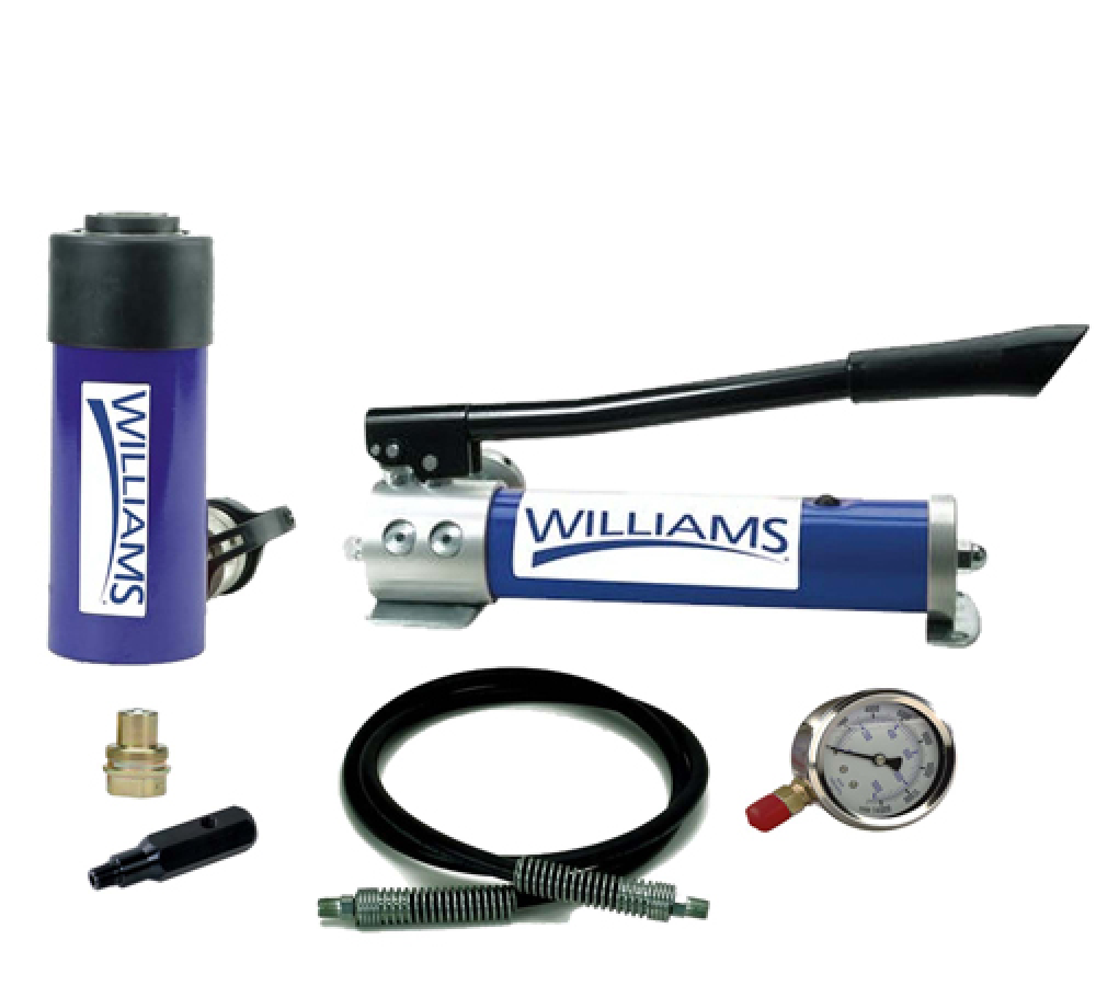 10 Ton, 2&#34; Stroke Single Acting Cylinder And Two-Speed H And Pump<span class=' ItemWarning' style='display:block;'>Item is usually in stock, but we&#39;ll be in touch if there&#39;s a problem<br /></span>