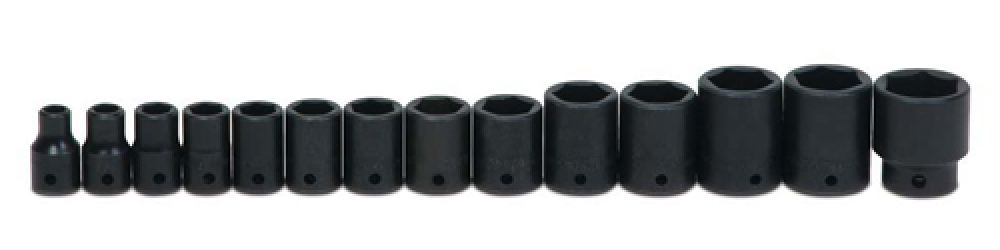 14 pc 1/2&#34; Drive 6-Point SAE Shallow Impact Socket Set<span class=' ItemWarning' style='display:block;'>Item is usually in stock, but we&#39;ll be in touch if there&#39;s a problem<br /></span>