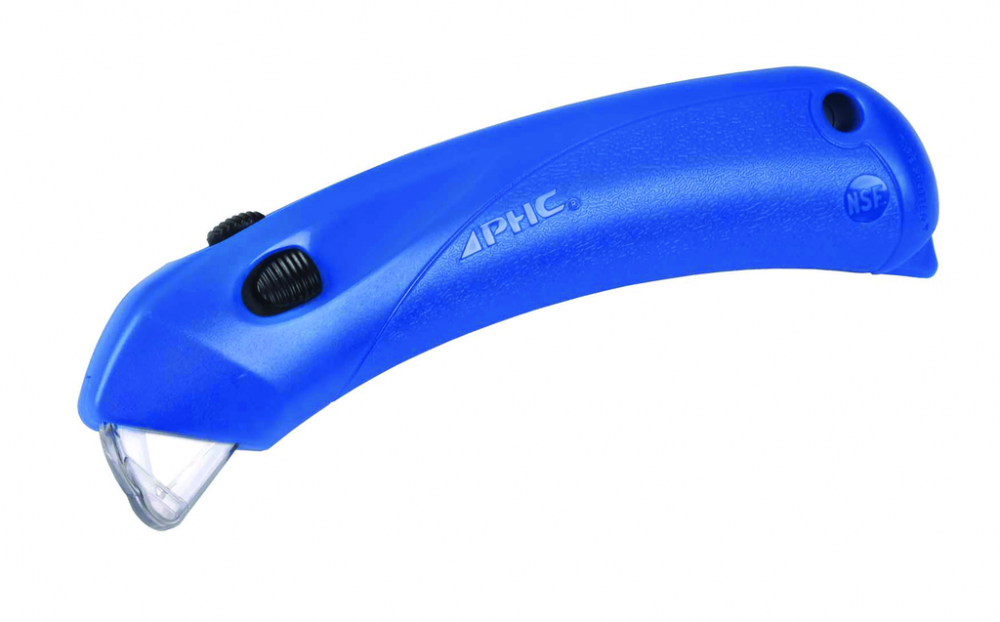 Lightweight, ergonomic, ambidextrious disposable safety cutter<span class=' ItemWarning' style='display:block;'>Item is usually in stock, but we&#39;ll be in touch if there&#39;s a problem<br /></span>