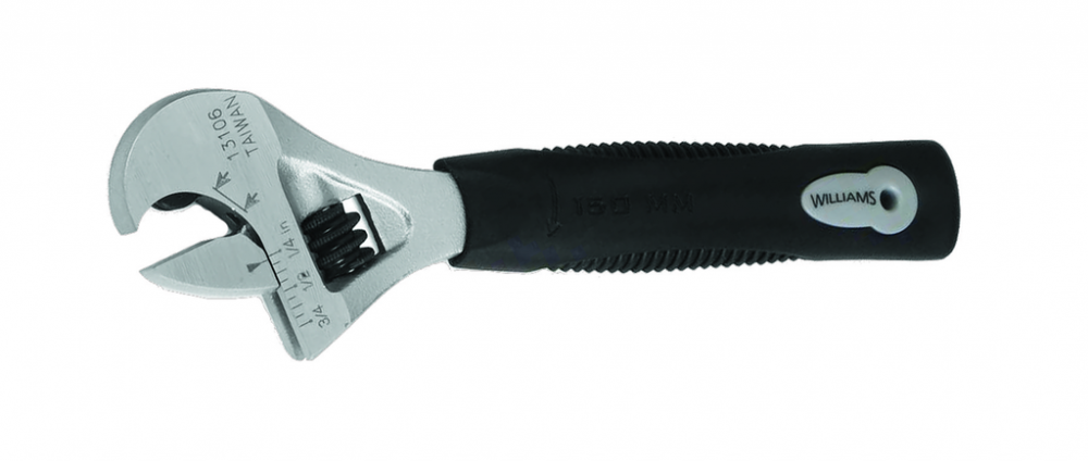 6&#34; Ratcheting Adjustable Wrench Comfort Grip<span class=' ItemWarning' style='display:block;'>Item is usually in stock, but we&#39;ll be in touch if there&#39;s a problem<br /></span>