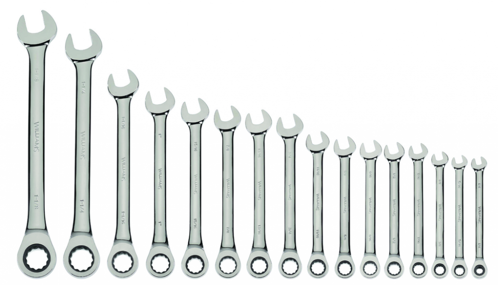 16 pc SAE Combination Ratcheting Wrench Set<span class=' ItemWarning' style='display:block;'>Item is usually in stock, but we&#39;ll be in touch if there&#39;s a problem<br /></span>