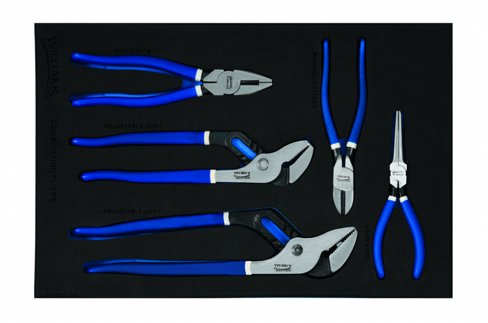 4 pc Cutting & Utility Plier Set in 1/3 Foam Drawer Inset<span class=' ItemWarning' style='display:block;'>Item is usually in stock, but we&#39;ll be in touch if there&#39;s a problem<br /></span>