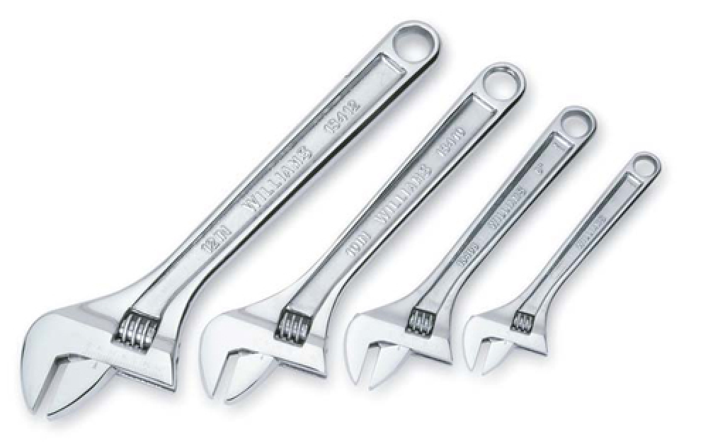 4 pc Adjustable Wrench Set<span class=' ItemWarning' style='display:block;'>Item is usually in stock, but we&#39;ll be in touch if there&#39;s a problem<br /></span>