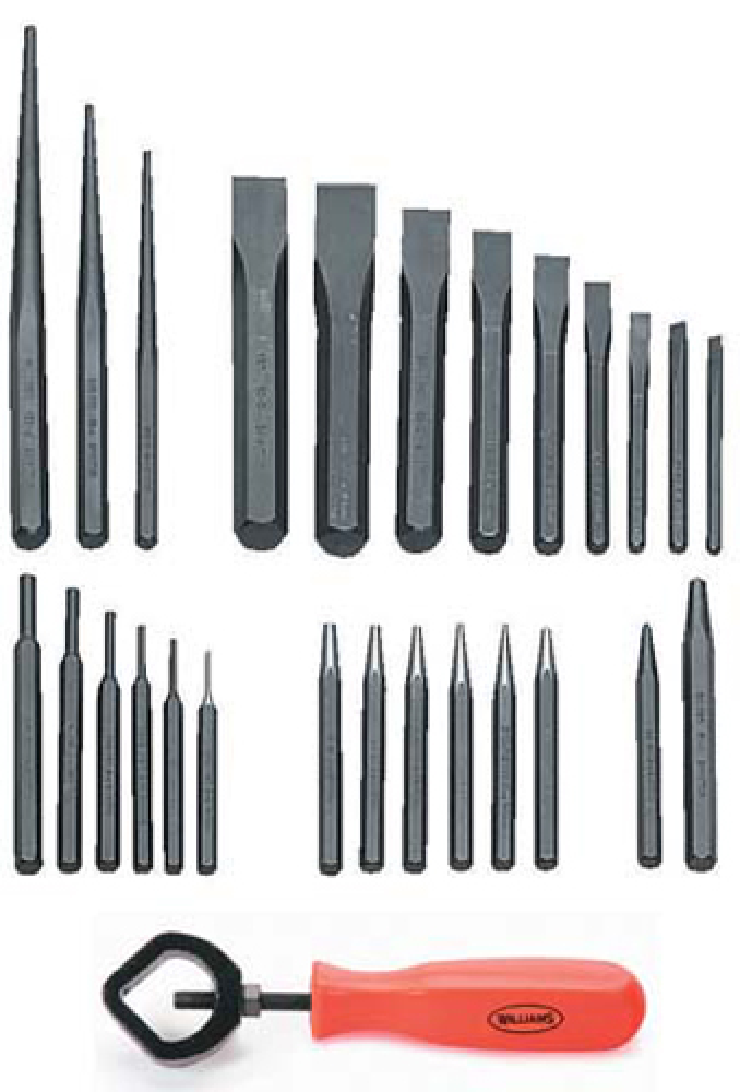 27 pc Punch & Chiesel Set<span class=' ItemWarning' style='display:block;'>Item is usually in stock, but we&#39;ll be in touch if there&#39;s a problem<br /></span>