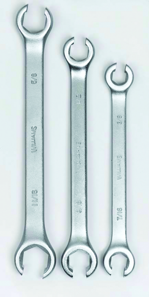 3 pc SAE Double Head Flare Nut Wrench Set<span class=' ItemWarning' style='display:block;'>Item is usually in stock, but we&#39;ll be in touch if there&#39;s a problem<br /></span>