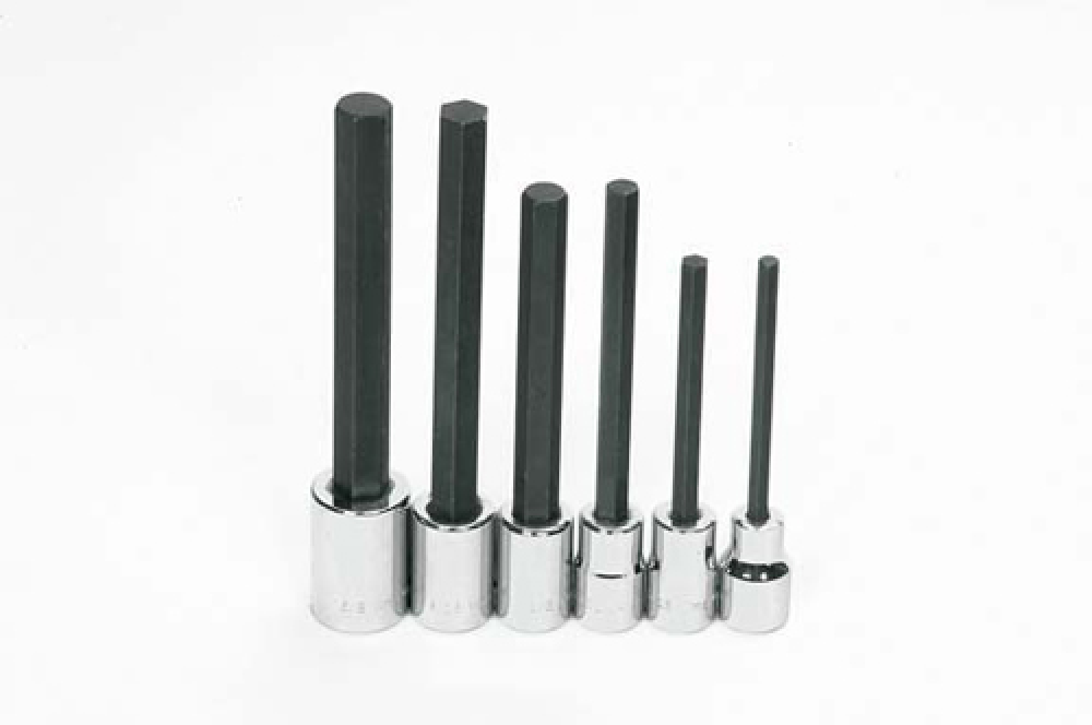 6 pc 1/2&#34; Drive -Point SAE Bit Long Hex Bit Socket Set<span class=' ItemWarning' style='display:block;'>Item is usually in stock, but we&#39;ll be in touch if there&#39;s a problem<br /></span>