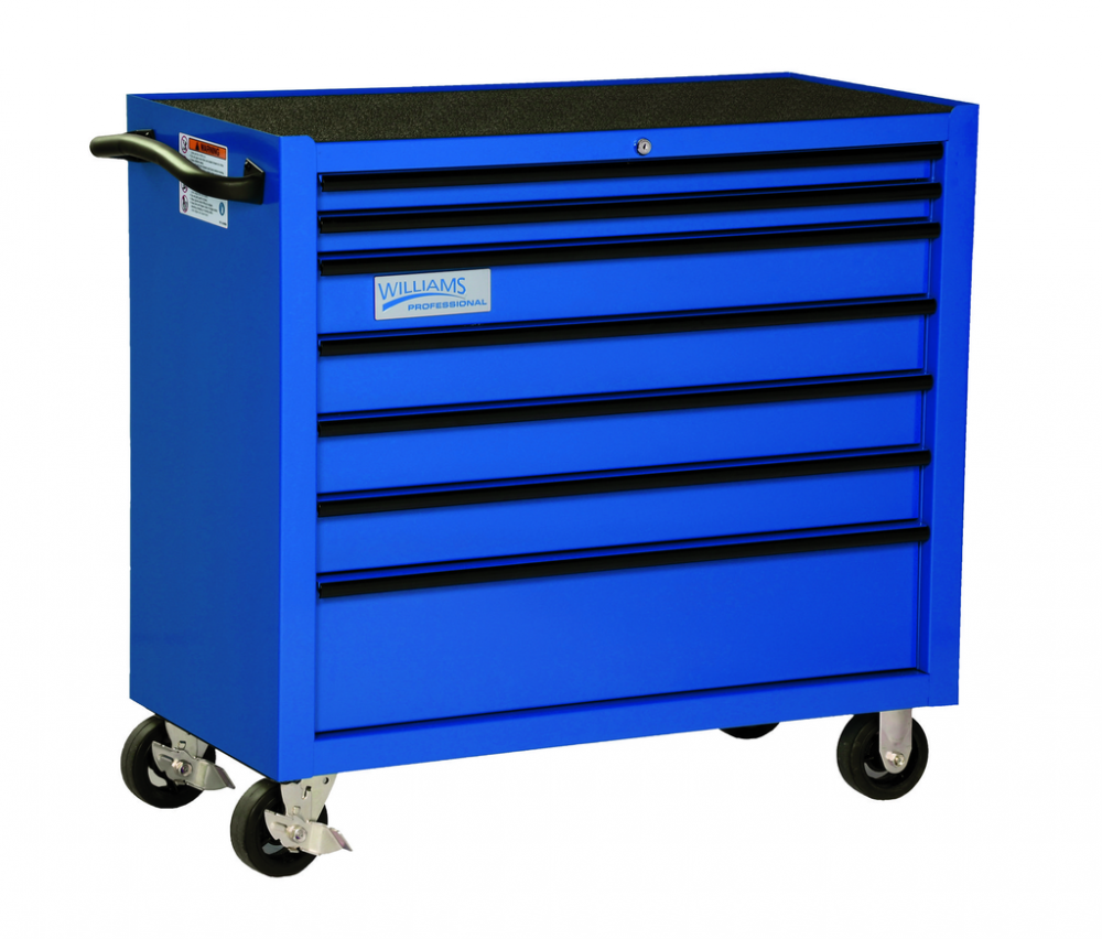 40&#34; Wide x 20&#34; Deep Seven-Drawer Professional Series Roll Cabinet Blue<span class=' ItemWarning' style='display:block;'>Item is usually in stock, but we&#39;ll be in touch if there&#39;s a problem<br /></span>