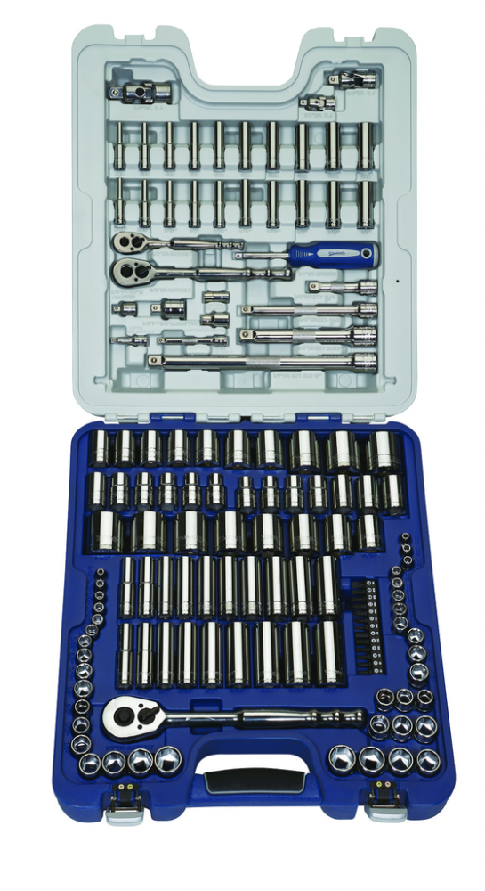 138 pc 1/4&#34;, 3/8&#34;, 1/2&#34; Drive Socket Set<span class=' ItemWarning' style='display:block;'>Item is usually in stock, but we&#39;ll be in touch if there&#39;s a problem<br /></span>