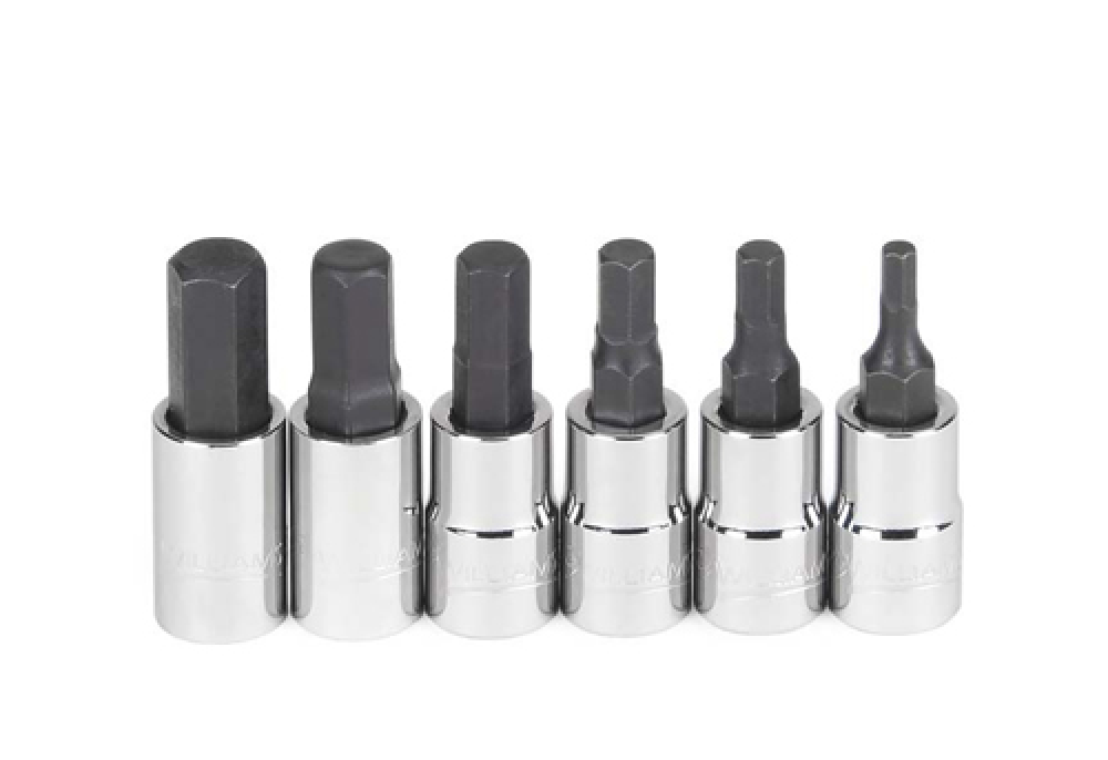 Tools@Height 6 pc 1/4&#34; Drive 6-Point Bit Standard Length Hex Bit Socket Set<span class=' ItemWarning' style='display:block;'>Item is usually in stock, but we&#39;ll be in touch if there&#39;s a problem<br /></span>