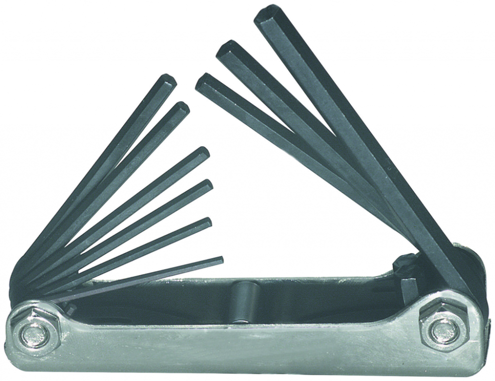 9 pc SAE Folding Hex Key Set Set<span class=' ItemWarning' style='display:block;'>Item is usually in stock, but we&#39;ll be in touch if there&#39;s a problem<br /></span>