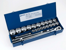 Williams JHW33914 - 23 pc 3/4" Drive -Point Metric Shallow Socket and Drive Tool Set