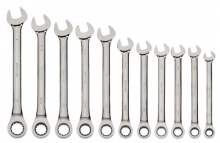 Williams JHWS-1121NRC - 11 pc SAE Combination Ratcheting Wrench Set