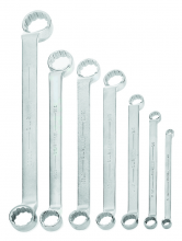 Williams JHWWS-8707 - 7 pc SAE Double Head 10Â° Offset Box End Wrench Set