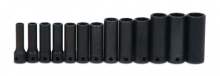 Williams JHWMS-12-13H - 13 pc 3/8" Drive 6-Point Metric Deep Socket Set