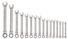 Williams JHWS-1122NRC - 16 pc SAE Combination Ratcheting Wrench Set