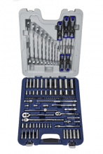 Williams JHW50611B - 95 pc 6 and 12 Drive 6 and 12-Point SAE Master Socket and Tool Set