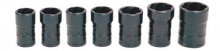 Williams JHWTSMS5107 - 7 pc 1/2" Drive -Point SAE & Metric TURBOSOCKET® Salvage/Damaged Fastener Socket