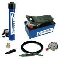 Williams JHW1AP10T06 - 10 Ton, 6" Stroke Single Acting Cylinder And Single Acting Air Pump