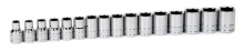 Williams JHW32943 - 16 pc 1/2" Drive 6-Point Metric Shallow Socket Set