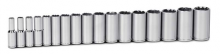 Williams JHWMSSD-17RC - 17 pc 1/2" Drive 12-Point Metric Deep Socket Set