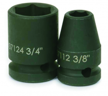 Williams JHW37120 - 1/2" Drive Shallow Impact Sockets, 6-Point, SAE