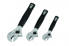 Williams JHW13343 - 3 pc Ratcheting Adjustable Wrench Comfort Grip Set