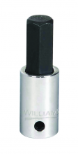 Williams JHW35071-TH - Tools@Height 1/4" Drive Metric 4 mm Standard Length Hex Bit Socket