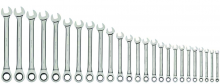 Williams JHMWS1126NRC - 25 pc Metric Combination Ratcheting Wrench Set