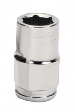 Williams JHW31709BT - 3/8" Drive 6-Point Metric 9 mm Bolt Thru Socket