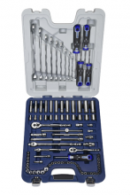 Williams JHW50622B - 89 pc 6 and 12 Drive 6 and 12-Point SAE and Metric Master Socket and Tool Set