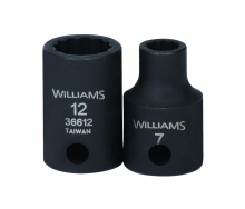 Williams JHW36609 - 3/8" Drive 12-Point Metric 9 mm Shallow Impact Socket