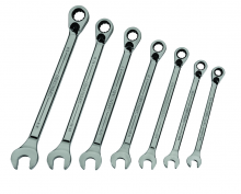 Williams JHWWS1170RCU - 7 pc 12-Point SAE Reversible Ratcheting Combination Wrench